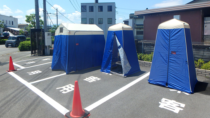 災害時非常用マンホールトイレ