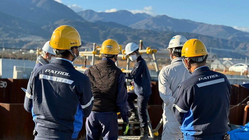 労働安全合同パトロールの実施(労働基準監督署/山梨県)