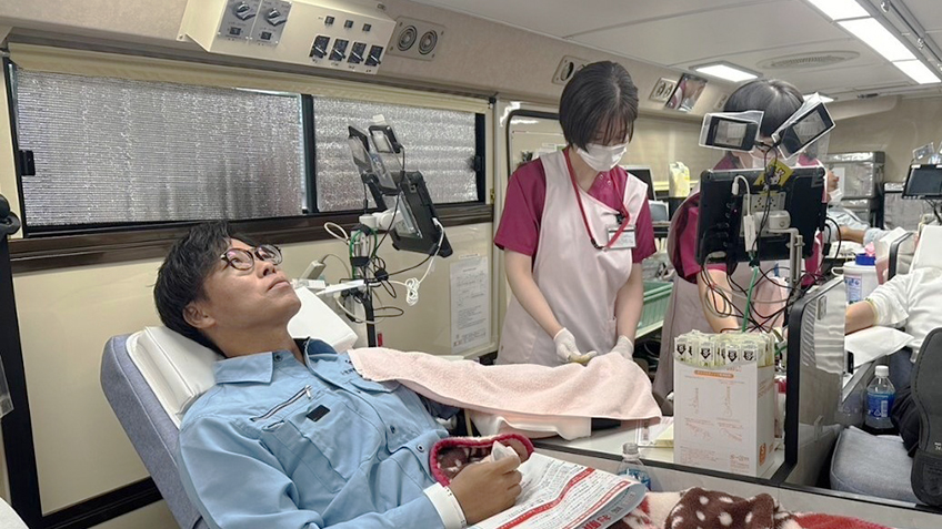 献血活動の様子